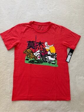 Marc Jacobs Red Crewneck Graphic Tee